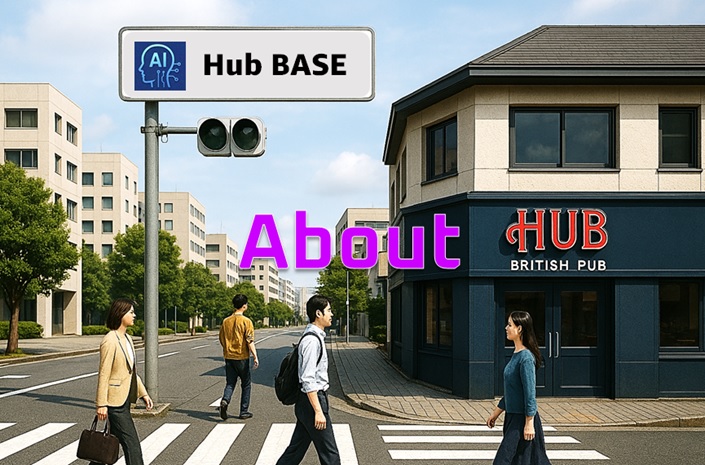 AI副業の交差点｜HUBBASE｜株式会社ベースフォント