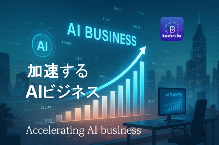 加速するAIビジネス|株式会社ベースフォント